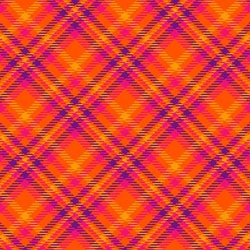 Tartan plaid pattern with texture and warm color. Stock Illustration