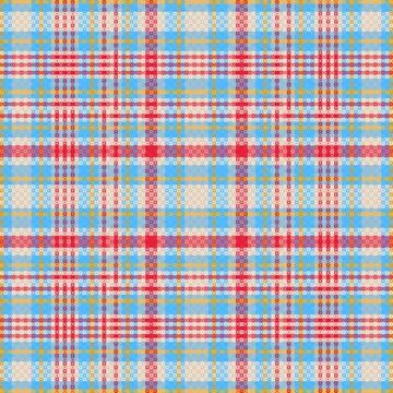 Tartan plaid pattern with texture and summer color. Stock Illustration