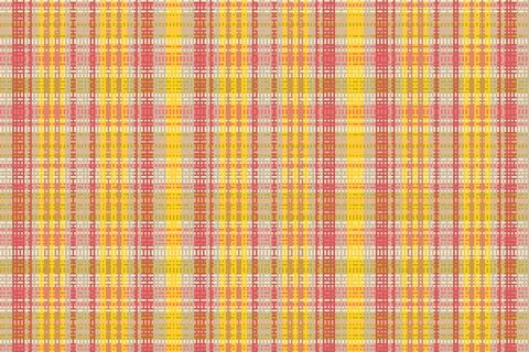 Tartan plaid pattern with texture and summer color. Stock Illustration