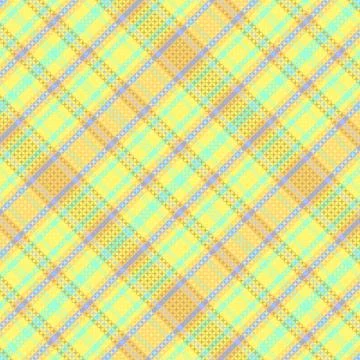 Tartan plaid pattern with texture and summer color. Stock Illustration