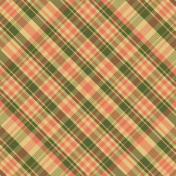 Tartan plaid pattern with texture and summer color. Illustrazione stock