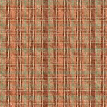 Tartan plaid pattern with texture and warm color. Stock Illustration