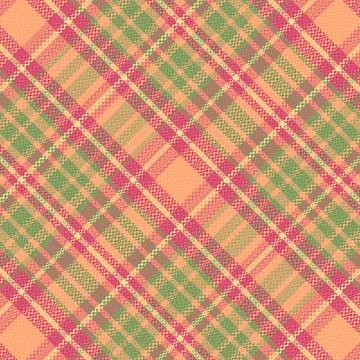 Tartan plaid pattern with texture and summer color. Stock Illustration
