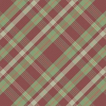 Tartan plaid pattern with texture and summer color. Stock Illustration