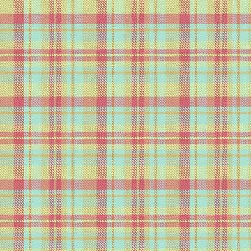 Tartan plaid pattern with texture and summer color. Stock Illustration