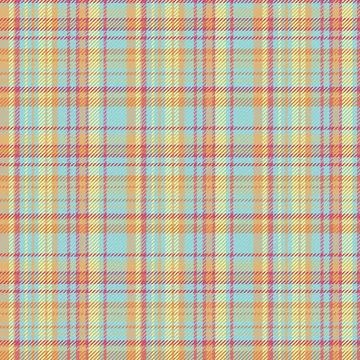Tartan plaid pattern with texture and summer color. Stock Illustration