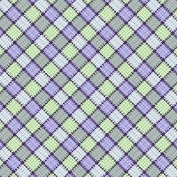 Tartan plaid pattern with texture and retro color. Stock Illustration