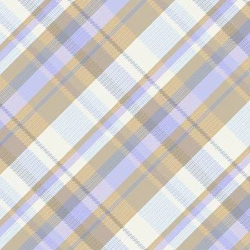 Tartan plaid pattern with texture and summer color. Stock Illustration