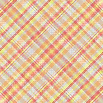 Tartan plaid pattern with texture and summer color. Stockillustratie