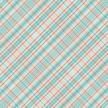 Tartan plaid pattern with texture and summer color. Stock Illustration