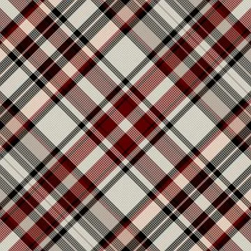 Tartan plaid pattern with texture and warm color. Stock Illustration