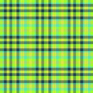Tartan plaid pattern with texture and summer color. Stock Illustration