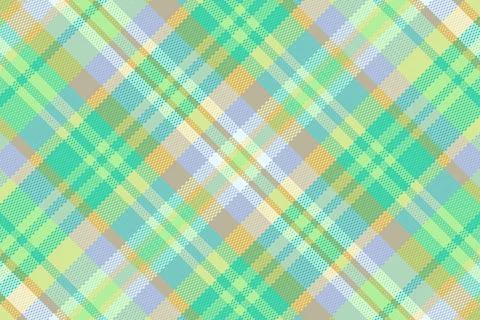 Tartan plaid pattern with texture and summer color. Stock Illustration