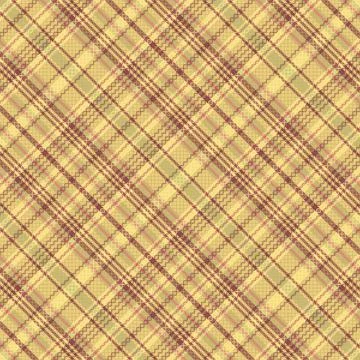 Tartan plaid pattern with texture and warm color. Vector illustration. Stock Illustration