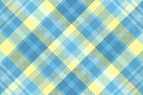 Tartan plaid pattern with texture and summer color. Stock Illustration