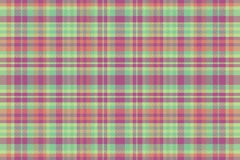 Tartan plaid pattern with texture and summer color. Stock Illustration
