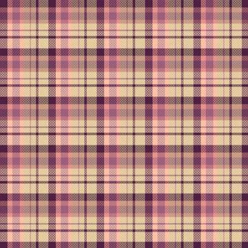Tartan plaid pattern with texture and warm color. Illustrazione stock