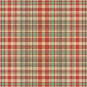Tartan plaid pattern with texture and retro color. Stock Illustration