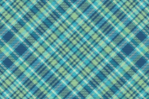 Tartan plaid pattern with texture and summer color. Stock Illustration