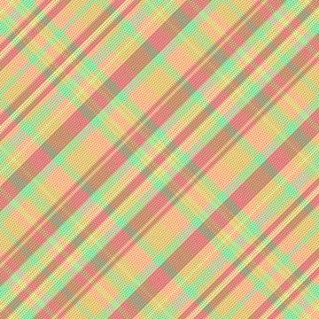 Tartan plaid pattern with texture and summer color. Stock Illustration