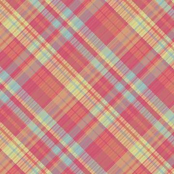 Tartan plaid pattern with texture and summer color. 스톡 일러스트