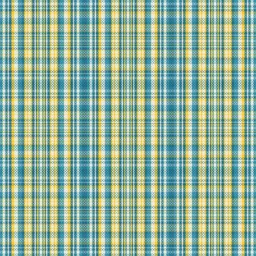 Tartan plaid pattern with texture and retro color. Stock Illustration