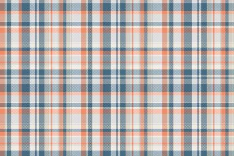 Tartan plaid pattern with texture and retro color. Illustrazione stock
