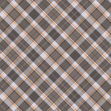 Tartan plaid pattern with texture and coffee color. Stock Illustration