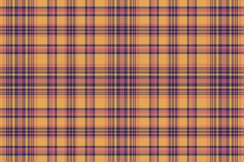 Tartan plaid pattern with texture and warm color. Stock Illustration