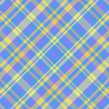 Tartan plaid pattern with texture and summer color. Stockillustratie