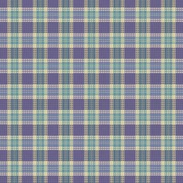 Tartan plaid pattern with texture and retro color. Stock Illustration