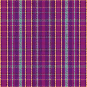 Tartan plaid pattern with texture and retro color. Stock Illustration