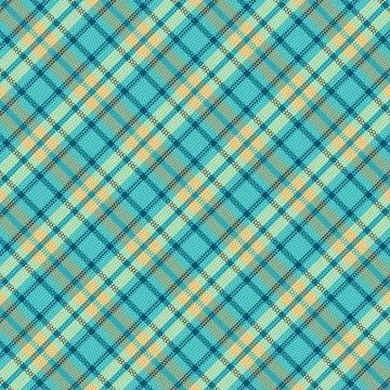 Tartan plaid pattern with texture and summer color. Stock Illustration