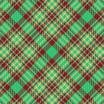 Tartan plaid pattern with texture. Stock Illustration