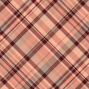Tartan plaid pattern with texture. Stock Illustration