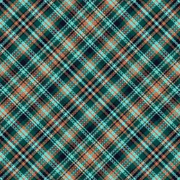 Tartan plaid pattern with texture. Stock Illustration