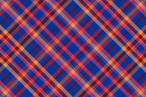 Tartan plaid pattern with texture. Stock Illustration