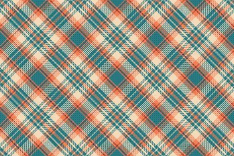 Tartan plaid pattern with texture. Stock Illustration