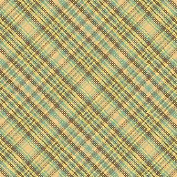 Tartan plaid pattern with texture. Stock Illustration