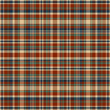 Tartan plaid pattern with texture. Stock Illustration