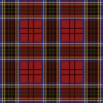 Tartan red black vector image Stock Illustration