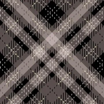Tartan Seamless Pattern Background. Red, Black, Gray and White Plaid, Tartan Stock Illustration
