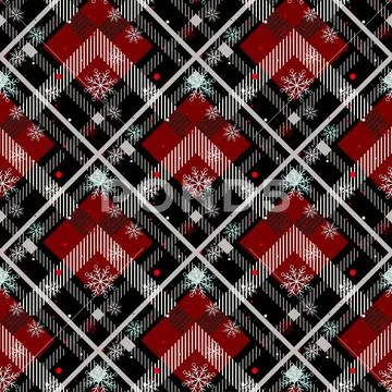 Plaid Pattern. Template for Clothing Fabrics. Red Lumberjack