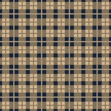 Tartan Seamless Pattern Background. Red, Black, Blue, Beige, Green and White Stock Illustration