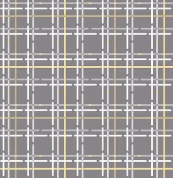 Tartan seamless pattern checkered fabric texture Stock Illustration