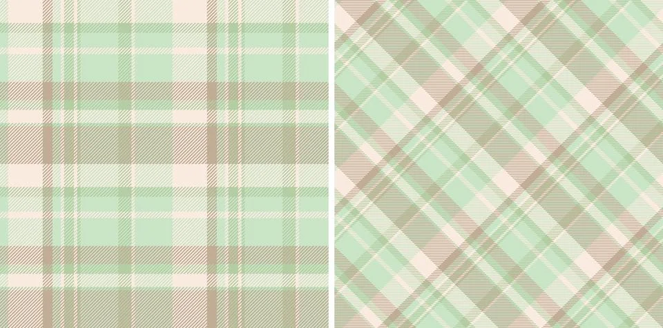 Tartan seamless plaid of pattern vector check with a textile fabric texture.. Illustrazione stock