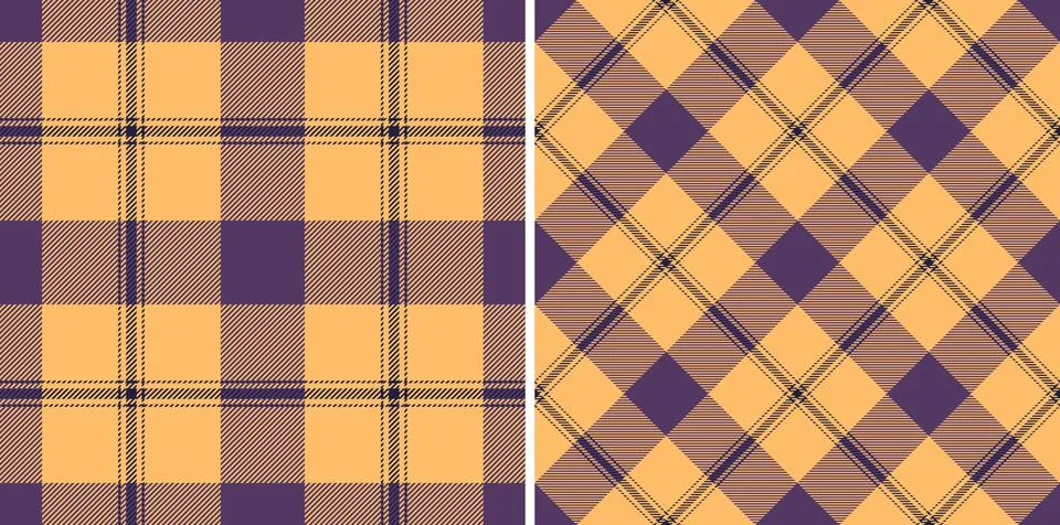 Tartan seamless vector of background pattern fabric with a textile check te.. Stock Illustration