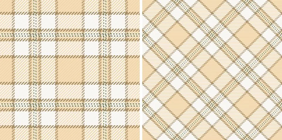 Tartan texture plaid of pattern fabric textile with a vector check seamless.. Stock Illustration