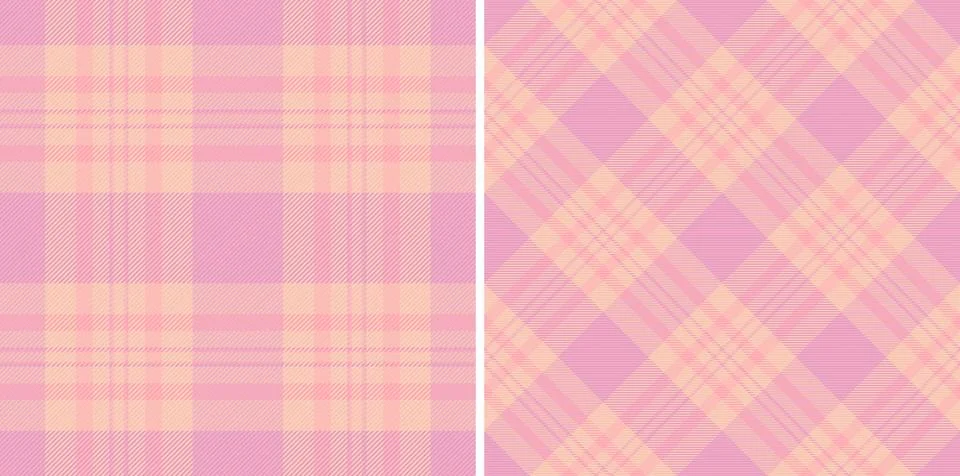 Tartan vector pattern of seamless check plaid with a textile fabric backgro.. Stock Illustration