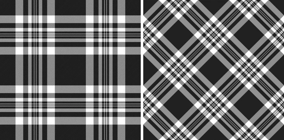 Tartan vector pattern of texture fabric textile with a background plaid sea.. Stock Illustration